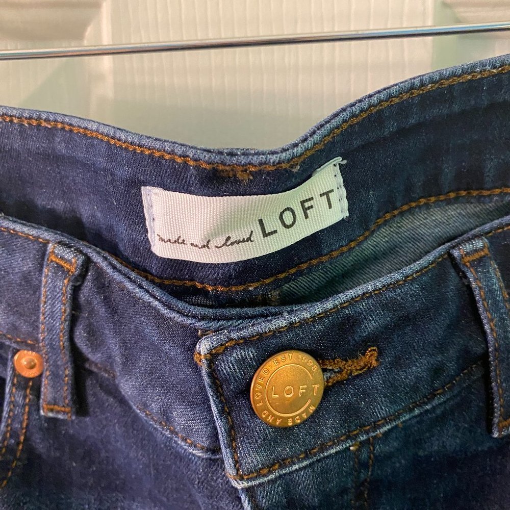 LOFT CURVY SKINNY JEANS